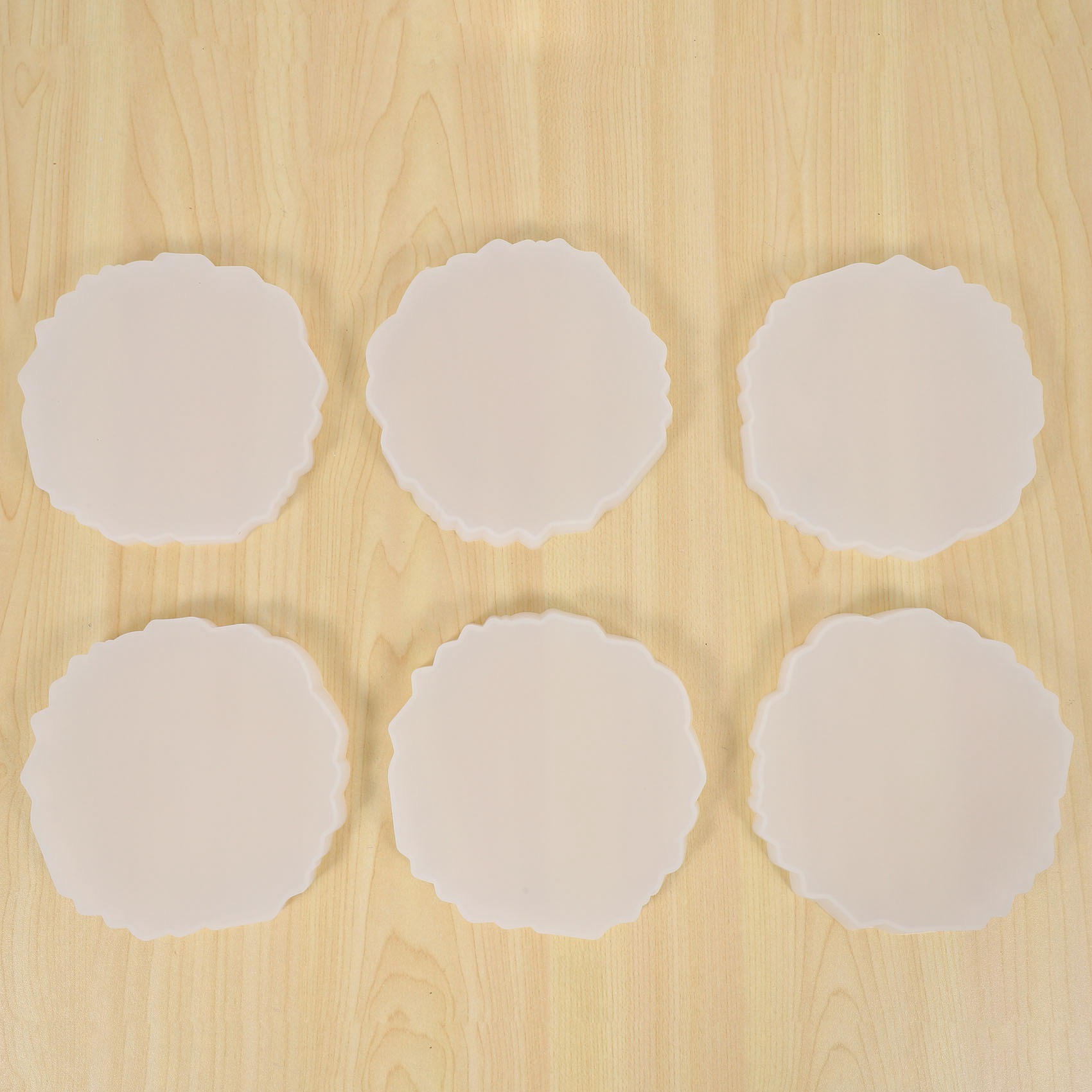 Geode Mold Silicone - A58Z 6개입 레진 코스터 몰드 대형