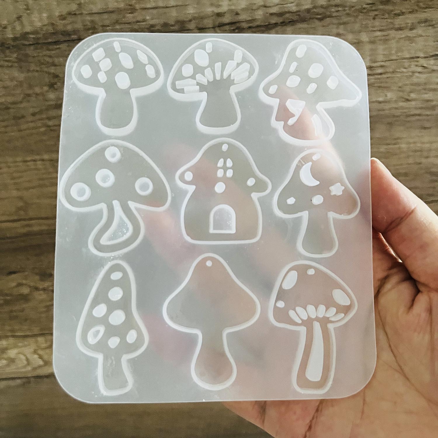 Flower Preservation Resin - 천공 된 실리콘 몰드와 멀티 스타일