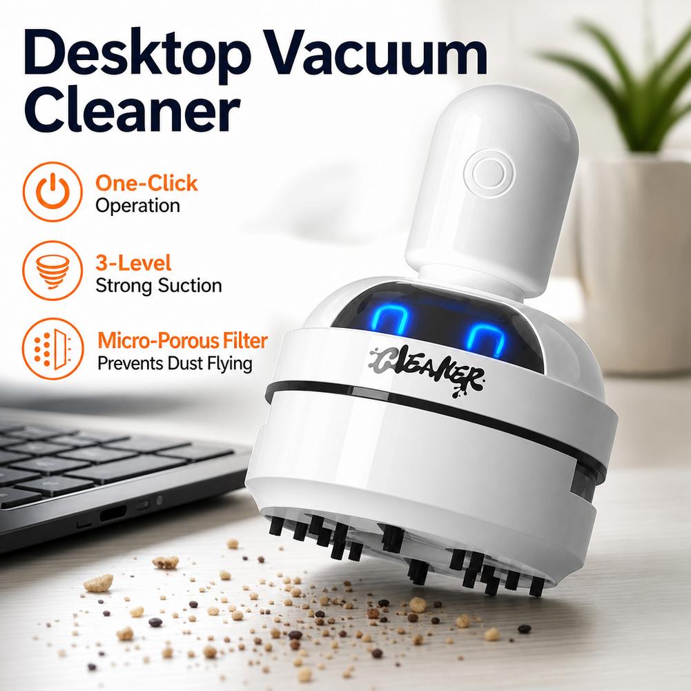 Vacuum Chamber Small - 조용한 데스크탑 미니 진공청소기 3단계 흡입력