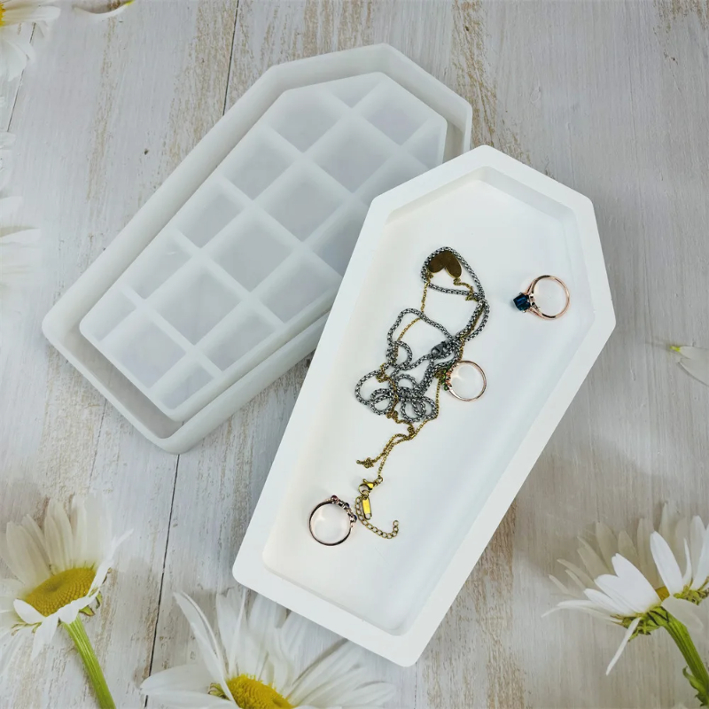 Serving Tray Mold - 할로윈 관 모양 레진 몰드 트레이