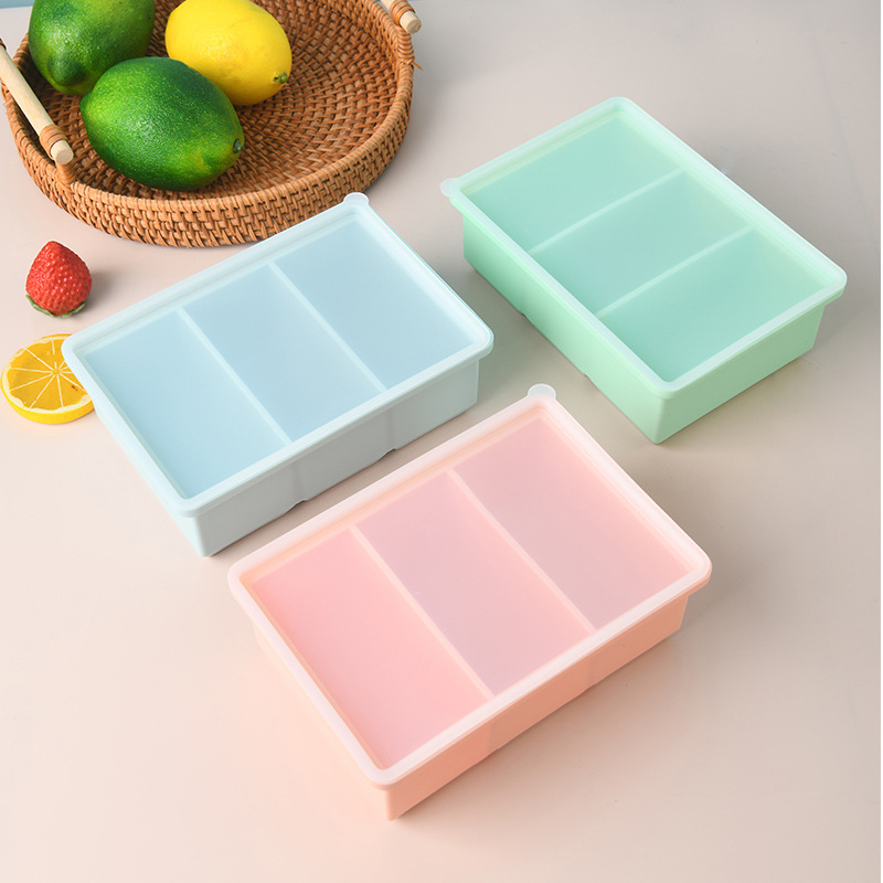 Serving Tray Mold - 대용량 식품 소스 보관용 뚜껑 있는