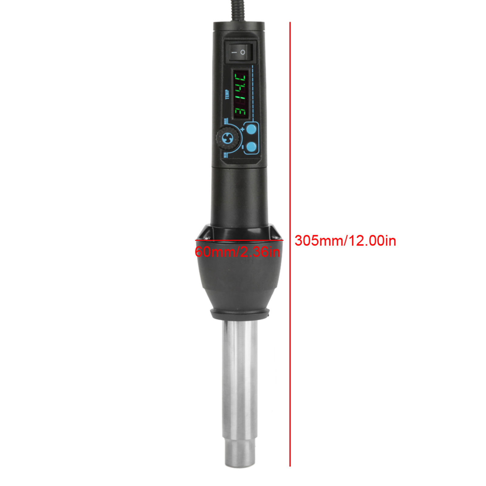 8858-I / 650W LED 디지털 디스플레이 조절 - Heat Gun Small 리뷰 및 가격