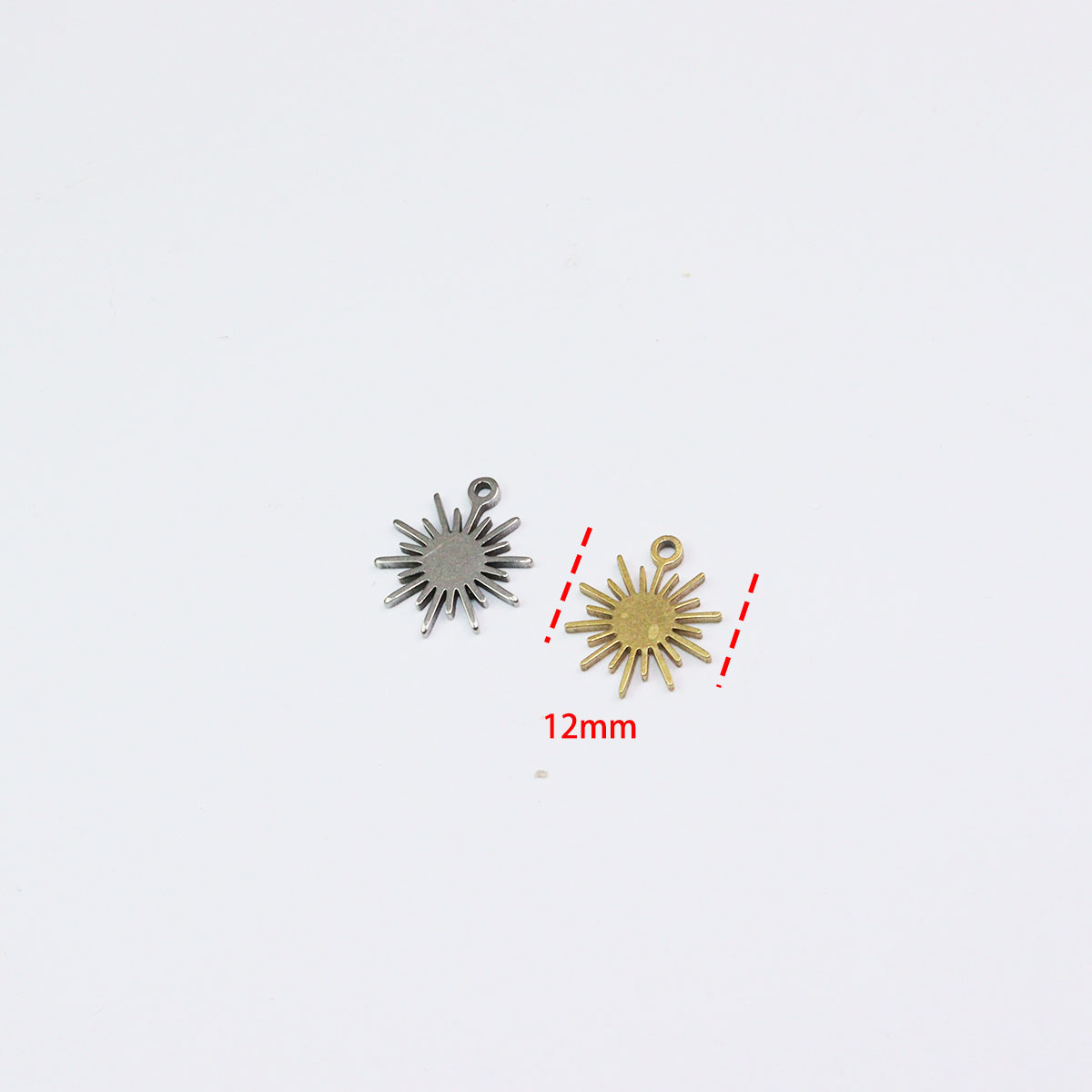 10pcs 도매 스테인레스 스틸 미니 태양 매력 DIY - Vacuum Chamber Small 리뷰 및 가격