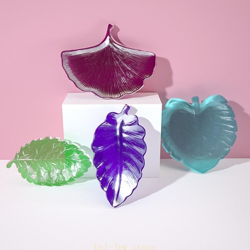 잎 모양의 수지 몰드 DIY 플레이트 몰드 과일 트레이 - Serving Tray Mold 리뷰 및 가격
