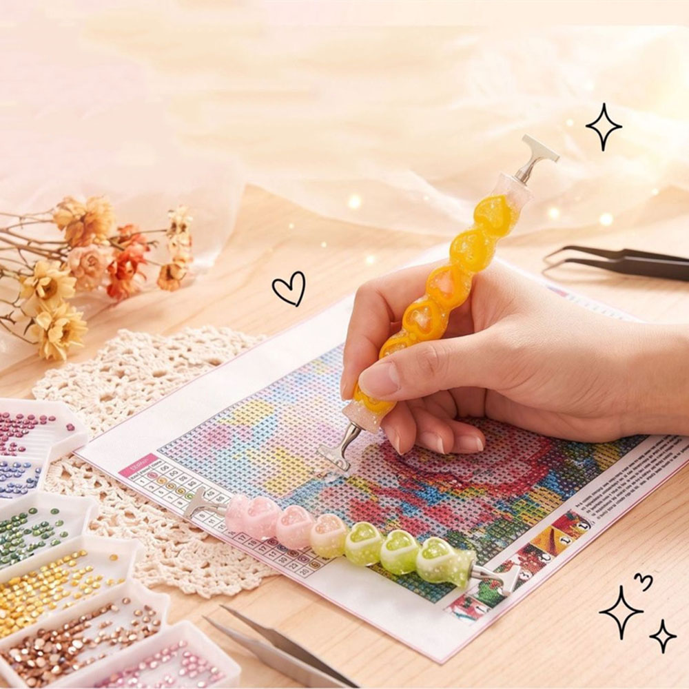 새로운 하트 모양 다이아몬드 페인팅 펜, 반짝이는 레진 - Resin Craft Ideas 리뷰 및 가격