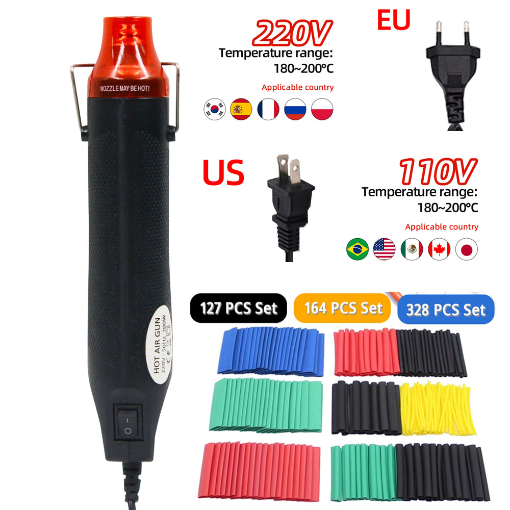 300W 뜨거운 공기 열 총 전력 온도 송풍기 DIY  - Heat Gun Small 리뷰 및 가격